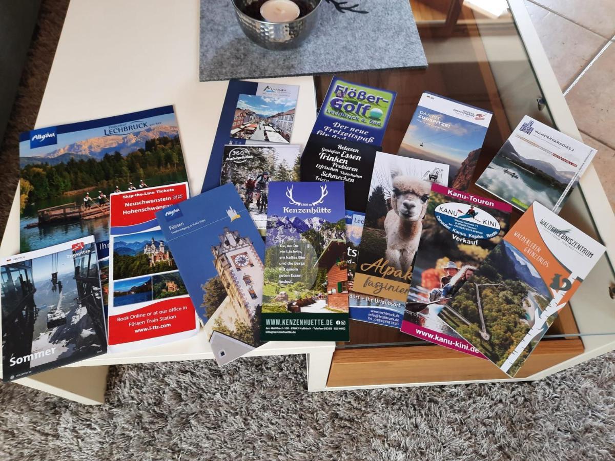 Ferienwohnung In Lechbruck Am See Im Schoenen Allgaeu, Nahe Fuessen Nur 300 M Vom See Buitenkant foto
